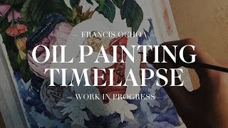Oil Painting Time Lapse | "Narcissist" Part 1