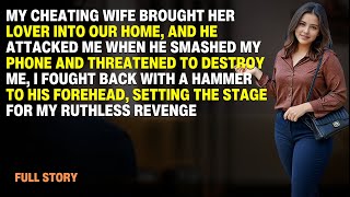 My Cheating Wife Brought Her Lover Into Our Home, and He Attacked Me—When He Smashed My Phone and ..