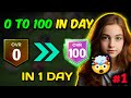 She Challenged Me to Reach 100 OVR in a DAY | FC Mobile [Ep 1]