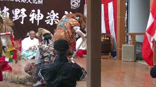 犬丸天満宮神楽祭　植野神楽社　神楽『綱御先』その２