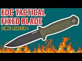 Best Budget EDC Tactical Fixed Blade? Demko Armiger 4 | EDC, Outdoors, and Self Defense?