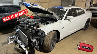 REBUILDING A TOTALED 2019 DODGE CHARGER HELLCAT *PART 1*