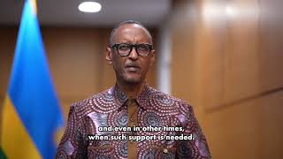 Ijambo rya President Paul  Kagame risoza umwaka