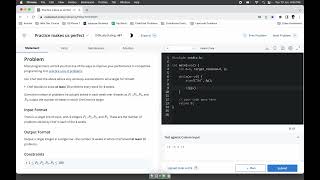 Codechef - Practice Makes Us Perfect Problem - C Language
