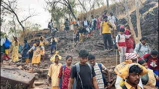 Srisailam Padayatra 2025 | Srisailam bheemuni kolanu steps | Srisailam Temple | dangerous Trekking