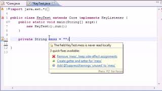 Java Game Development | Chapter. 28 - Intro to Keyboard Input ‏