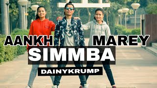 SIMMBA-Aankh Marey o Ladki  Dance video|Dainy krump choreography| ranveer singh ,sara ali khan