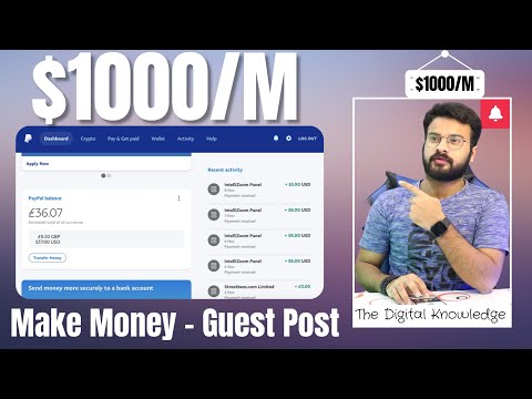 How to make money with guest posts without investing (1000/million)