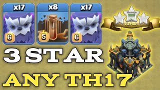 TH17 YETI  WITH EARTHQUAKE ATTACK STRATEGY - BEST TH17 ATTACK STRATEGY - Clash of Clans