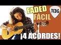 Canción fácil en guitarra para principiantes: ¡Solo 4 acordes!: Faded (Alan Walker)