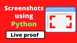 Python Pyautogui - screenshot using python | python project