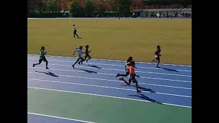 滋賀秋季小学生陸上2022 100m 4年女子3組