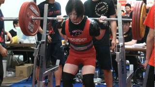 MⅠ72kg級北村真由美選手ｽｸﾜｯﾄ205kg