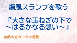 『大きな玉ねぎの下で～はるかなる想い～』／爆風スランプを歌う_1005　by 自然の恵みに日々感謝