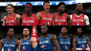 NBA 2k20 All STAR GAME 2020 TEAM LEBRON VS TEAM GIANNIS FULL GAME PLAY ON XBOX ONE X