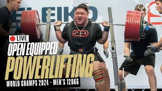 🔴  LIVE Powerlifting | Men's 120kg | World Open Equipped Championships