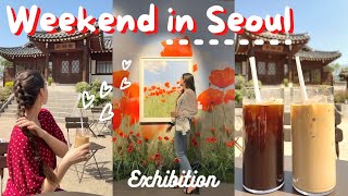 Date vlog🌸 Fun weekend in Seoul!! | cafes, photo exhibition and lots of food~ |