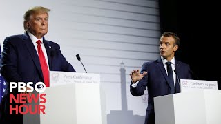 WATCH LIVE: Trump meets with French president Emmanuel Macron during NATO summit