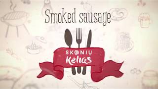 How to make Smoked sausage. Localtaste.lt