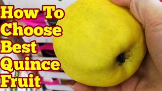 How To Choose The Best Quince Fruit