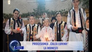 Procesiunea „Calea Luminii” la Moinești