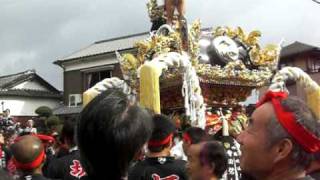 ２０１１年　魚吹八幡神社　宮入り　坂上　４