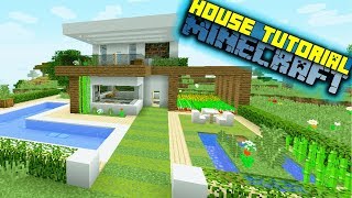 Minecraft: How to Build a Modern House - House Tutorial / Easy /