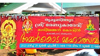 ശ്രീ രേണുകാദേവി മാരിയമ്മൻ കോവിൽ അമ്മൻകൊട മഹോത്സവം മഞ്ഞൾ കുളി 2023 / Tripunithura Mariymman Kovil