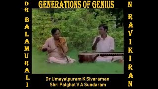 PRODIGIOUS | Dr Balamuralikrishna \u0026 Ravikiran | Umayalpuram Sivaraman | Palghat Sundaram