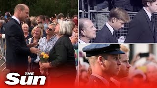 Queen's procession ''brought back memories'', says Prince William