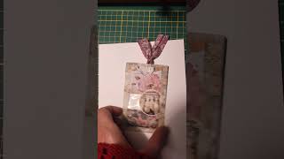 Petite pochette réalisée avec une vieille enveloppe tuto de @Milleet1papiers #scrapbooking #scrap