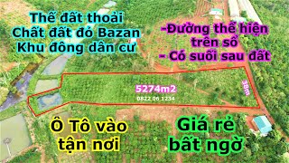 [Đã bán] Đất rẫy giá rẻ chỉ 700tr/lô | Điện 3 pha, hồ nước, suối, khu đông dân tại Đắk Nông