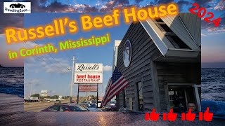 GREAT STEAK - Russell's Beef House Corinth Mississippi - Check this out!