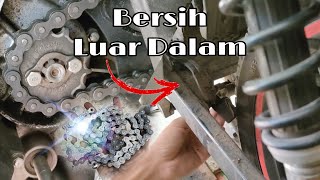 Cara Membersihkan Rantai Motor | Supra X 125 Fi