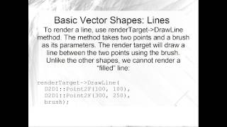 Direct2D Tutorial 5: Brushes and Shapes