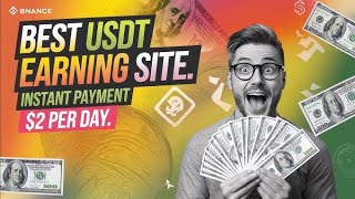 New usdt investment site | New usdt earning site | Live withdraw proof | Make  money online 🤑