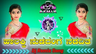 ಹಾಲಕ್ಕಿ ನುಡದಂಗ ನಡದಿತ Halakki Nudadanga Nadadita Old Janapada Dj Song #djannichinni