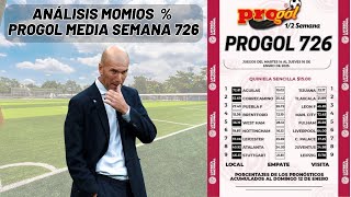 RESULTADOS #PROGOL MEDIA SEMANA  #726