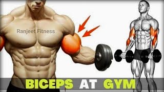 Powerful biceps workout | Biceps hard workout at gym