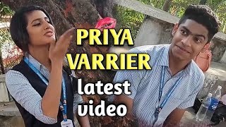 Priyaprakash Varrier latest video with Roshan - Ooru adhar love latest scenes | Priyavarrier gunkiss
