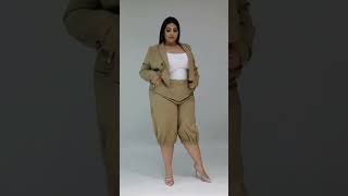 Plus Size Ty Coon Short Set Fashion | Fashion Q | #shortsvideo