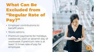 Are you paying overtime correctly  Calculating the regular rate of pay 1