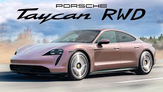 2021 Porsche Taycan RWD Review - DRIFTS!