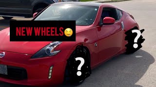 370z Gets new wheels! AODHAN DS02