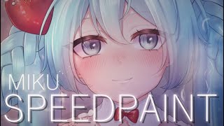 【初音ミク】Miku Speedpaint / Clip Studio Paint