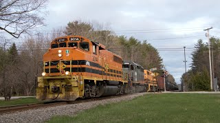 HD QGRY 3014 Leads 393 on 4/29/2022: Daylight Chase to South Paris Yard