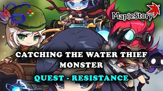 Catching the Water Thief Monster - Maplestory Edelstein