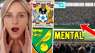 89TH MINUTE GOAL SENDS FANS WILD | COVENTRY CITY 1-1 NORWICH CITY
