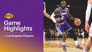 HIGHLIGHTS | LeBron James (21 pts, 11 reb) vs Los Angeles Clippers