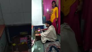 Mid night kirtan by Raj Pareek bhaiya at our home .....Rajnandgaon (C